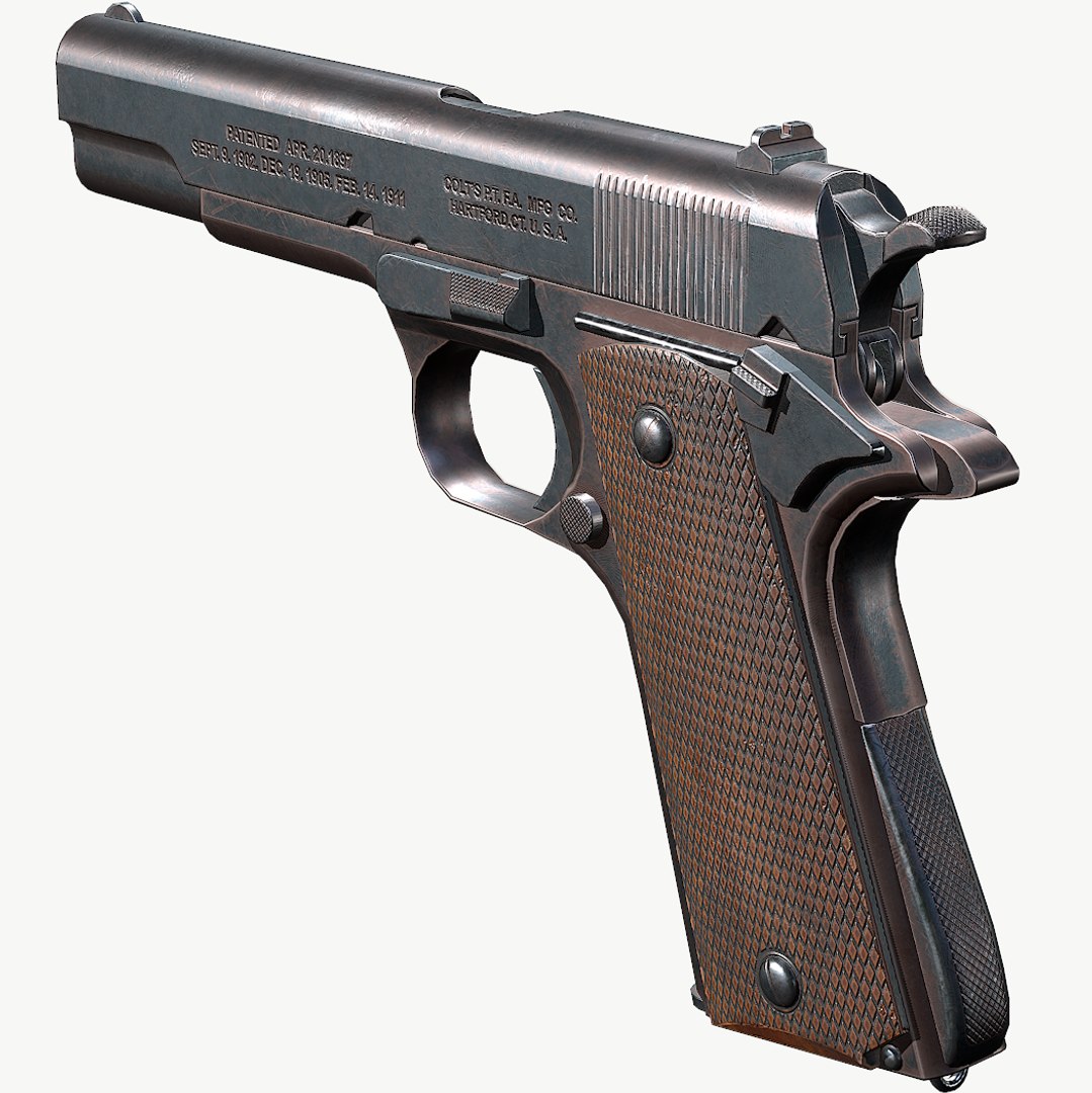 Colt 1911 - 3D Model by FIRA