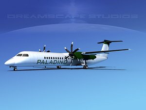 3d model dhc-8-400 400