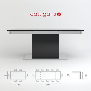 free table park glass cs 3d model