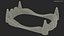 Plastic Vampire Teeth White Rigged for Modo