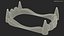 Plastic Vampire Teeth White Rigged for Modo
