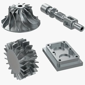 3D model CNC Production Examples