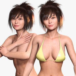 Jia - Realistic Cute Asian Girl 3D