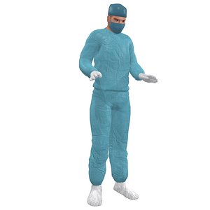 3dsmax rigged surgeon