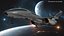 Vaisseau spatial de combat futuriste