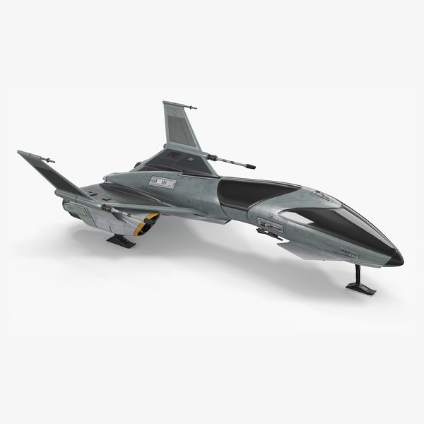 modelo 3d Nave espacial de combate futurista - TurboSquid 2349719