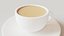 Chá de café com padrão - Inclui textura simples de arrastar e soltar - Ativo 3D