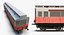 Sammlung alter Straßenbahnen