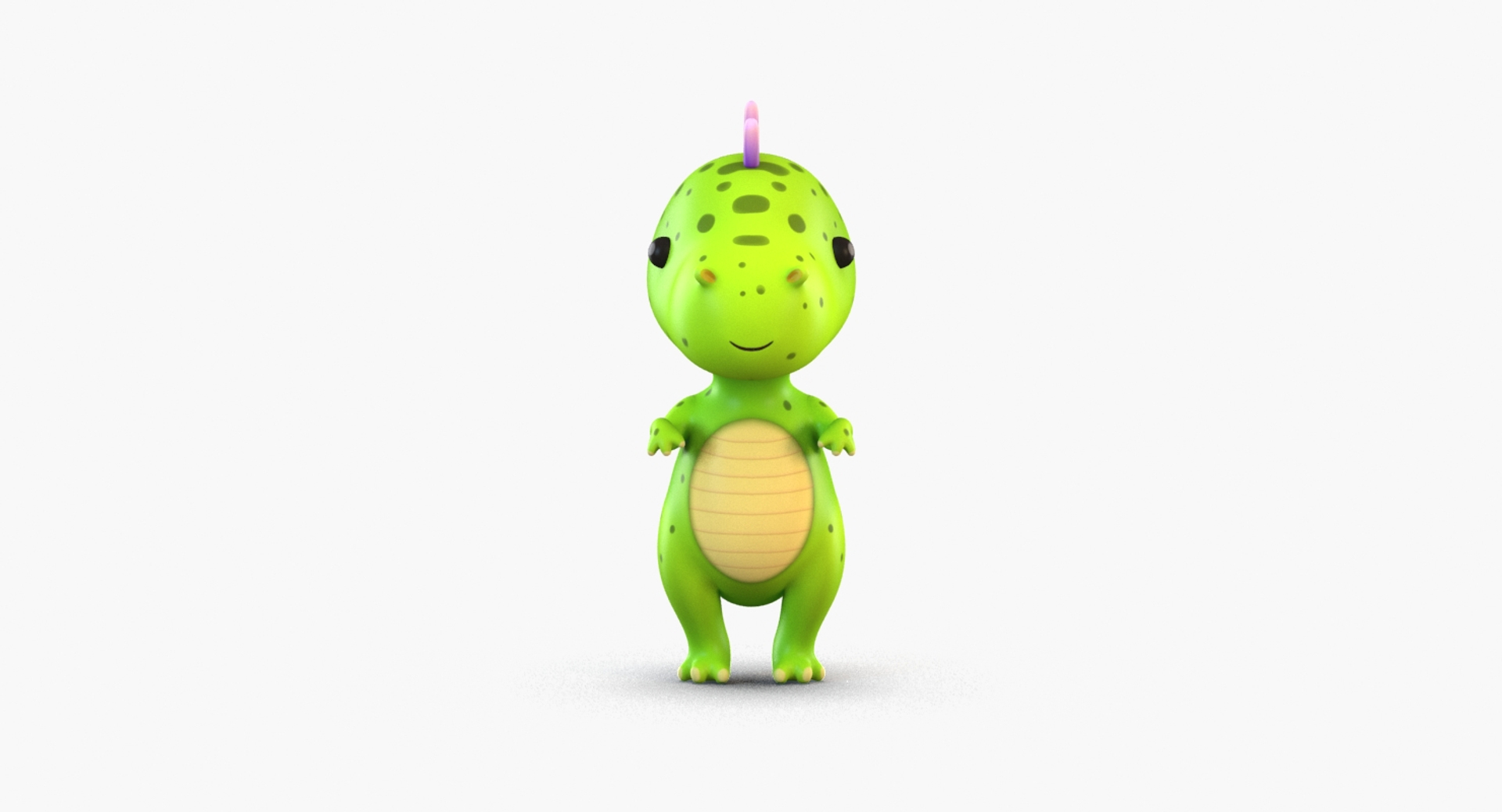 3D Model Cute Cartoon Dinosaur - TurboSquid 1345867