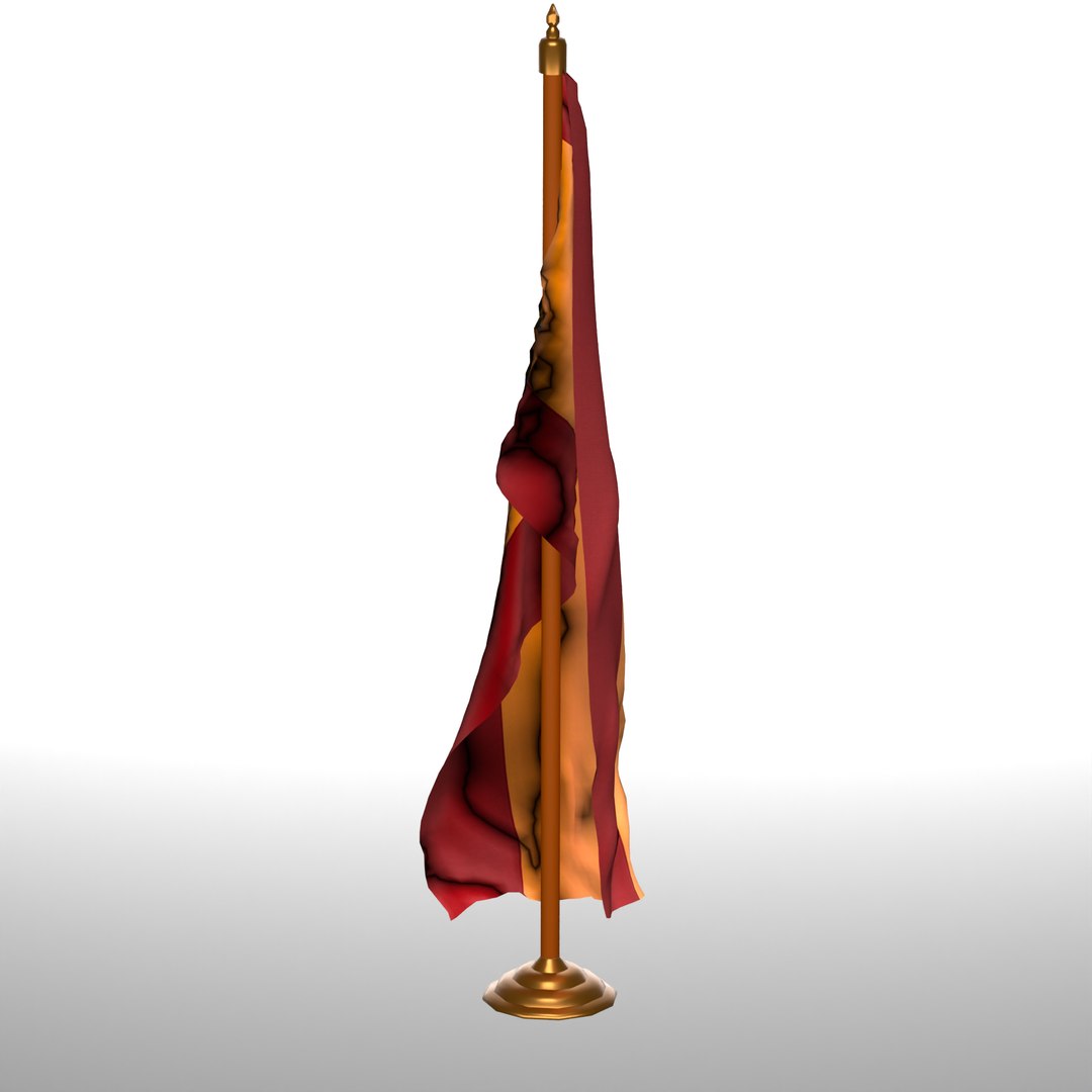 SPAIN Table Flag T 3D Model TurboSquid 2282064