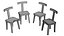 Brutalist T Chair SetVrayMax2015