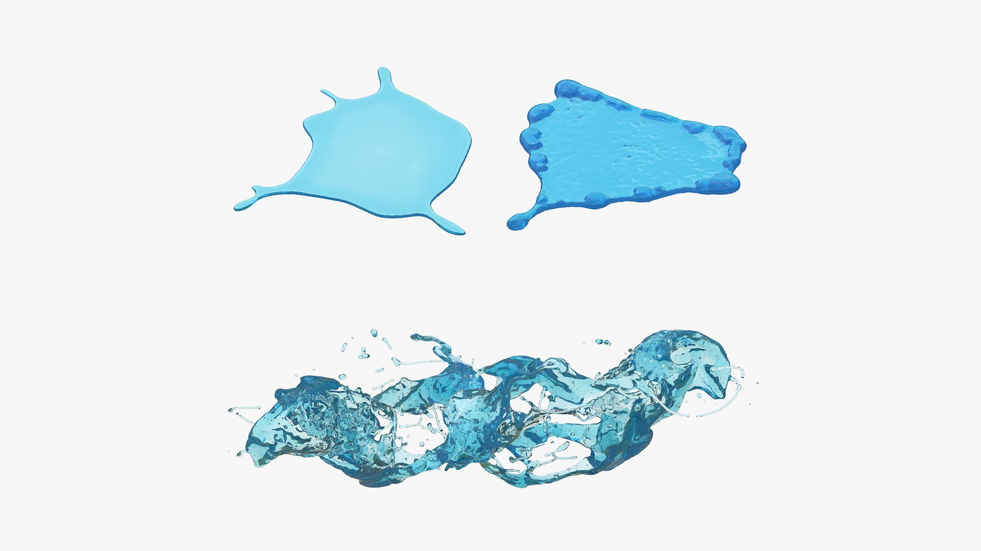 Splash Collection Pack 15 3D Model - TurboSquid 2369392