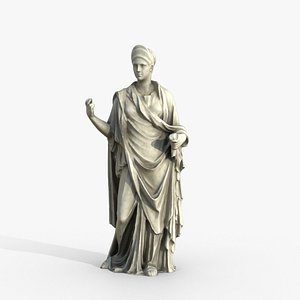 3D Roman Woman Statue model