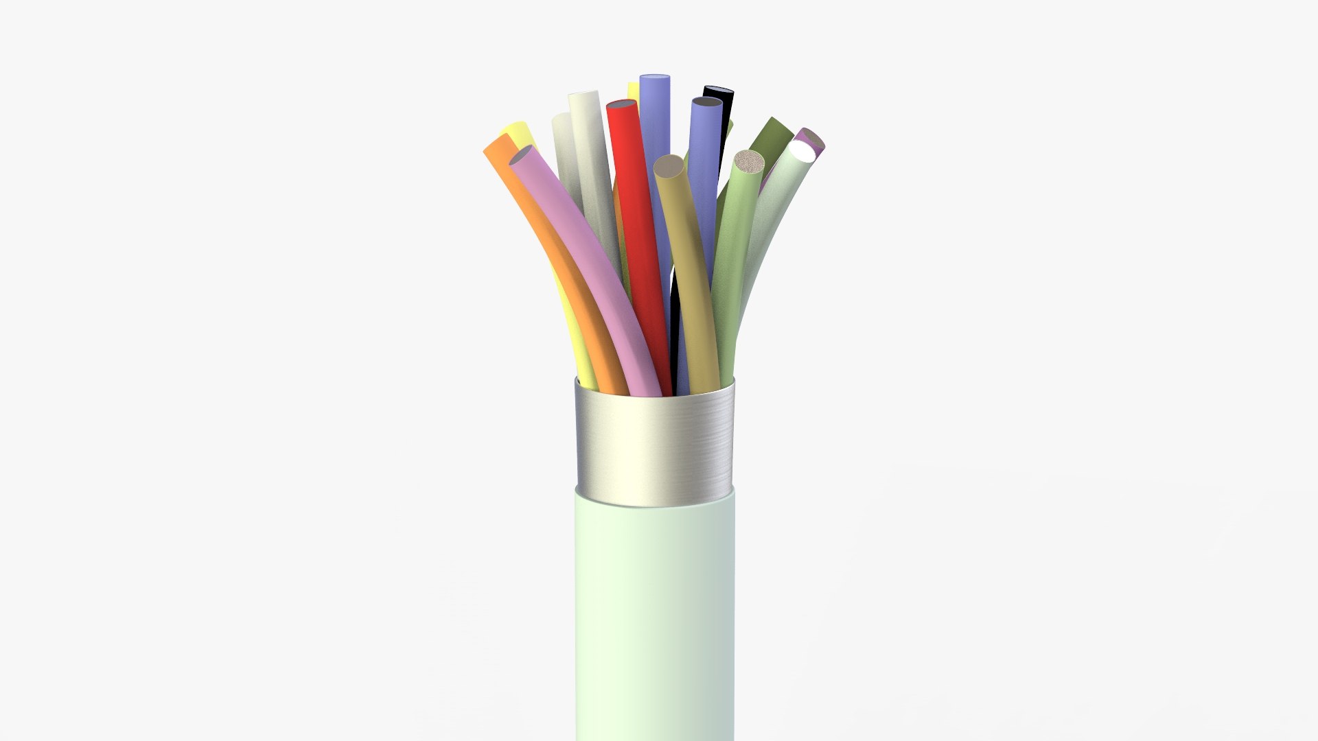 3D Cables Line Phones Bare - TurboSquid 1463201