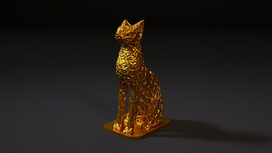 3D Goddess bastet