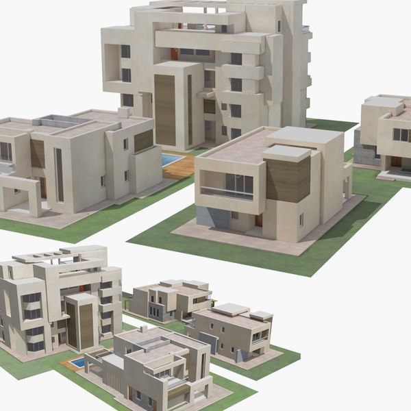 3D Houses Real-Time