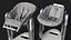 Chaise Haute Peg Perego Horizontal Gris Rigged