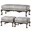 benjamin randolph french bench and pouf art 732
