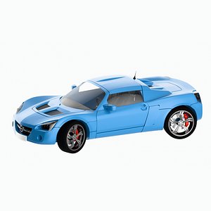 High Detailed Opel Speedster 3D model