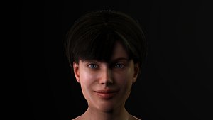 3D Female Realistic Caucasian Beautiful Young Woman Liv model