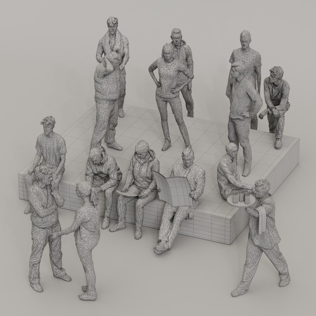 3D Model Ordinary People Collection 15x - TurboSquid 2187240