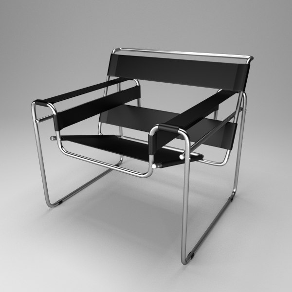 Wassily chair 3d model hot sale