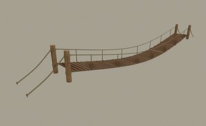 rope bridge 3D