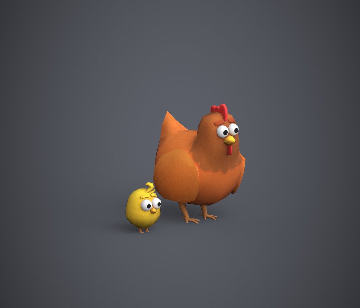 3D model stylized hen chicken https://p.turbosquid.com/ts-thumb/Jk/oO2mTL/Q1mT3RZB/07/jpg/1529141294/1920x1080/fit_q87/5110b636c19b6bd35c1d461802c2375ce7feabfa/07.jpg