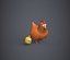 Hen and Chicken Stylized