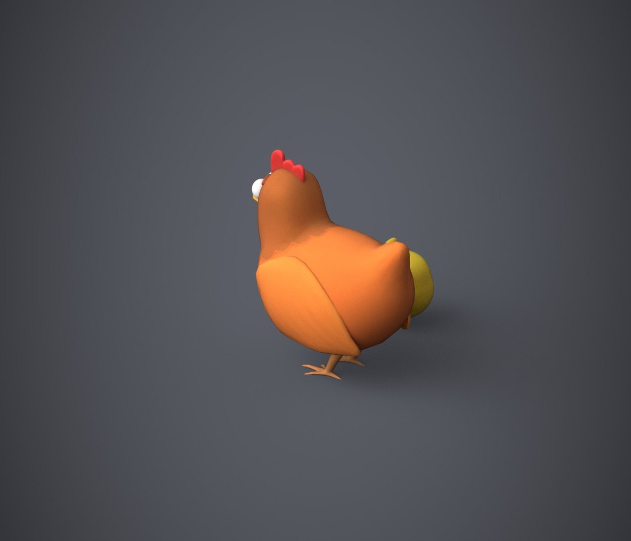 3D Model Stylized Hen Chicken - TurboSquid 1296948