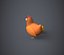 Hen and Chicken Stylized