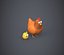 Hen and Chicken Stylized