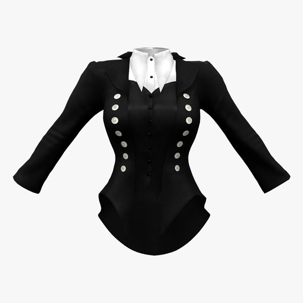 Women Victorian Suit 3D - TurboSquid 2002559