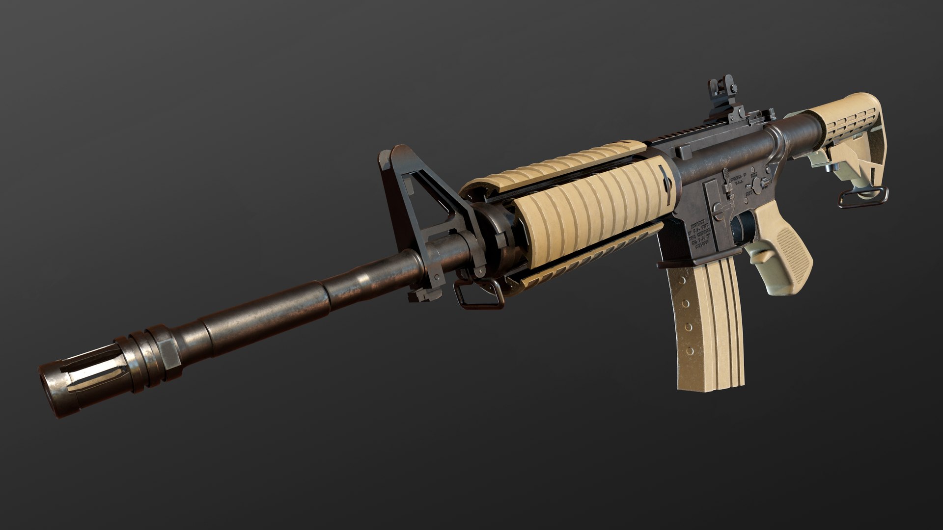 m4 carabine 3D model https://p.turbosquid.com/ts-thumb/Jk/tqN6Gs/wpesvZ3N/screenshot003/png/1590553675/1920x1080/fit_q87/47cba5fe3c7e4f7057ed1a35adf71338981ffa62/screenshot003.jpg