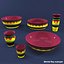 African Pottery Set - Design 1