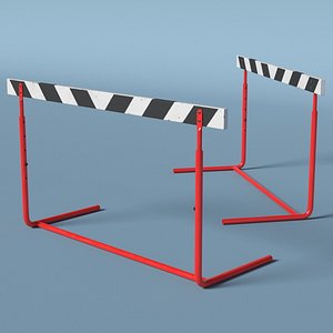 Athletics Training Adjustable Hurdle Red