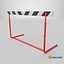 Athletics Training Adjustable Hurdle Red