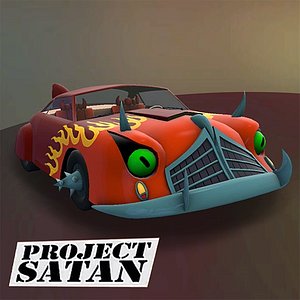 Project Satan Futurama Car