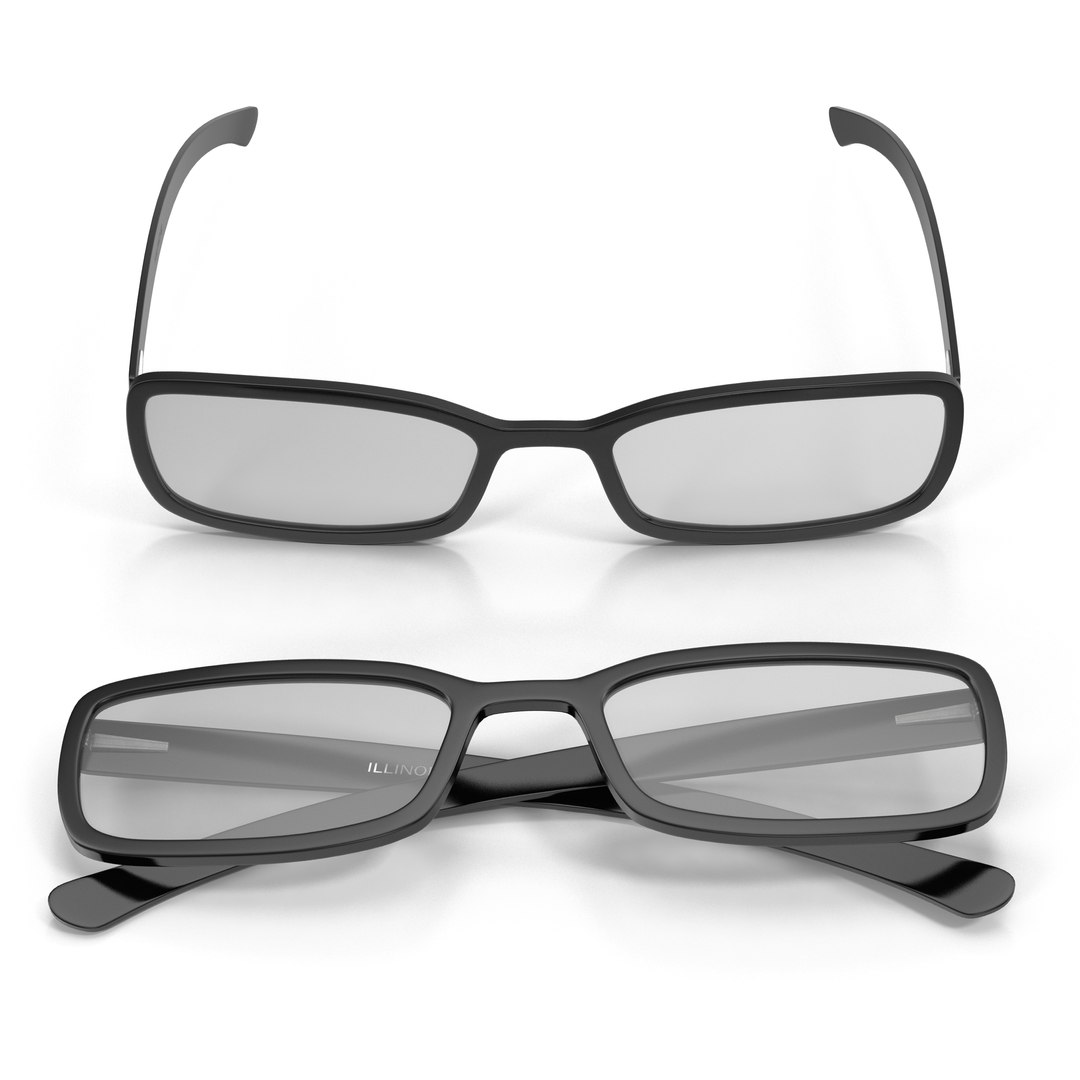 Glasses 5 Set 3D model preview