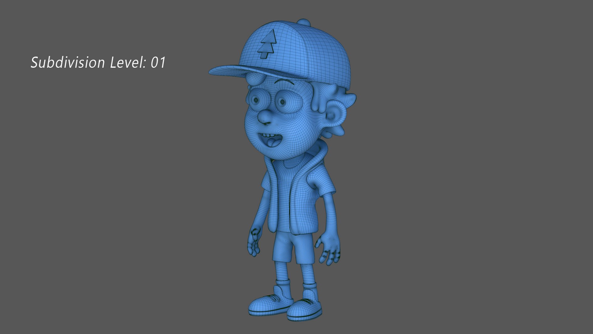 3D Dipper Character - TurboSquid 1586455