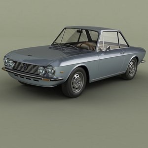 1970 lancia fulvia coupe 3D