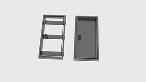 door cookie cutter mold model