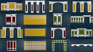 3D model Wall Decorative Mouldings Collection