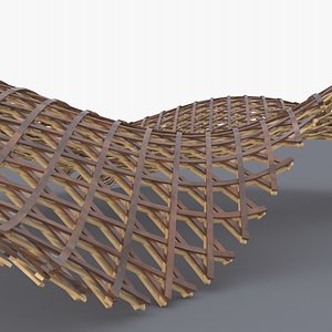 Parametric Woven Wood Structure UNIT-01