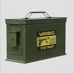 3D Military Crates Game Ready