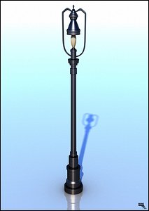 street light city 3d model