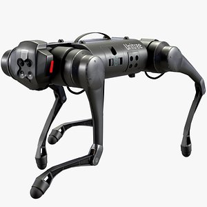 3D Unitree Go Robot Dog model