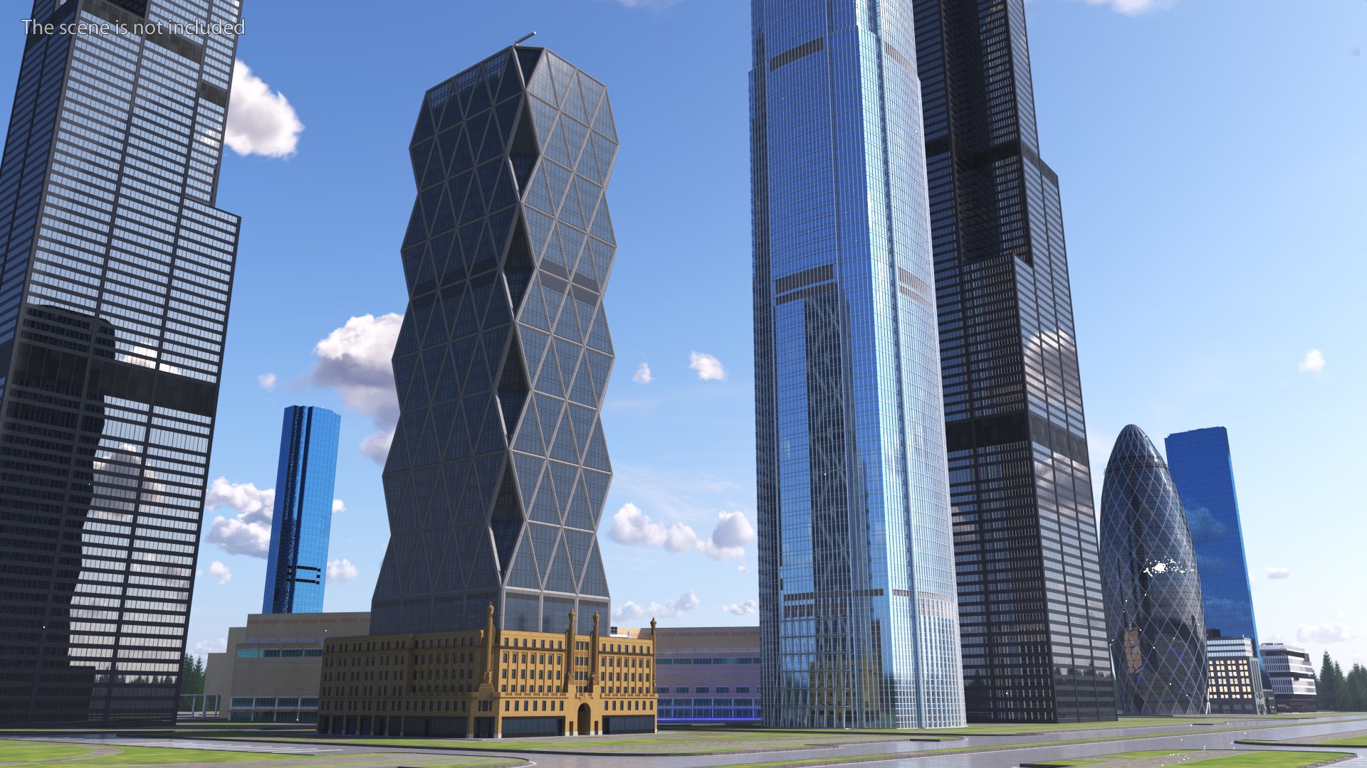 Fosters New York Hearst Tower 3D model preview