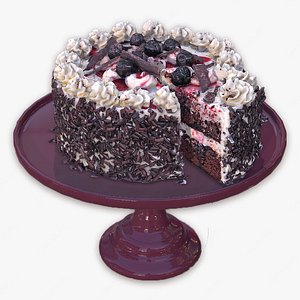 Sliced Black Forest Gateau