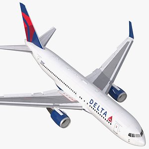 Boeing 767-200ER Delta Air Lines Rigged